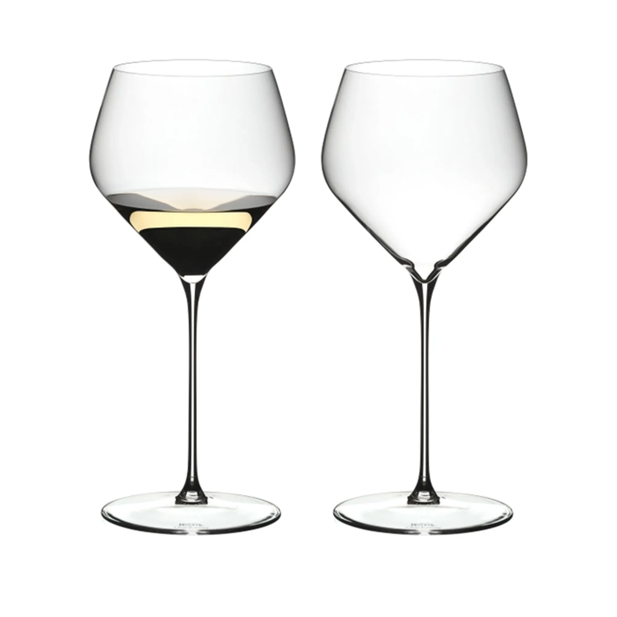 Riedel Veloce 2-Piece Crystal Chardonnay Wine Glass, 23 Oz