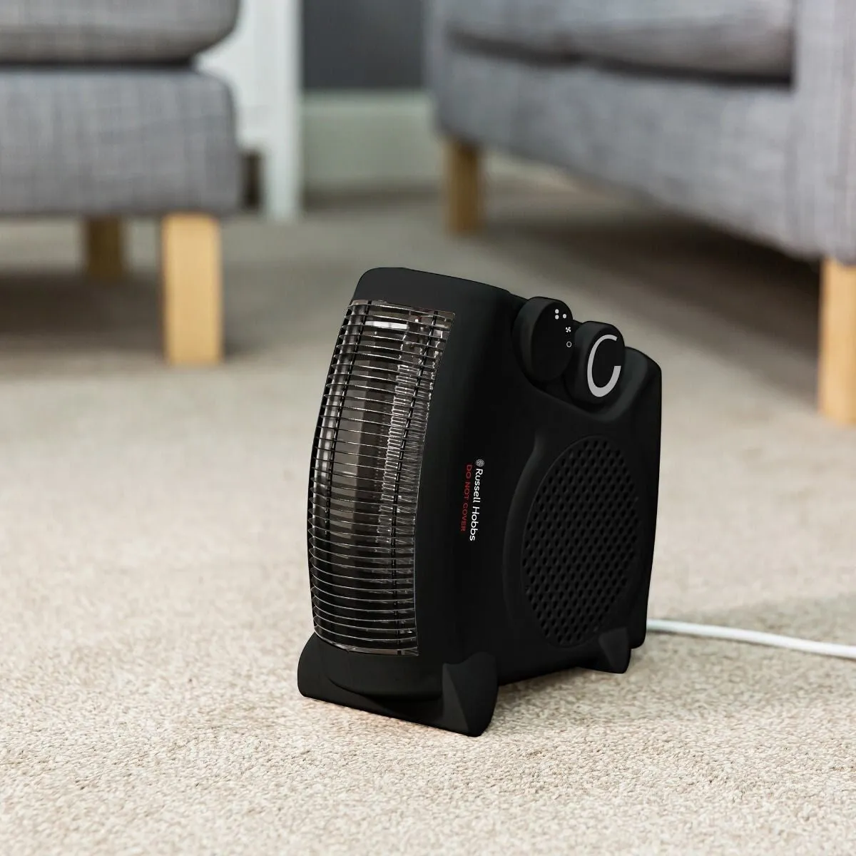 Russell Hobbs RHFH1005B electric space heater Indoor Black 2000 W Fan electric space heater