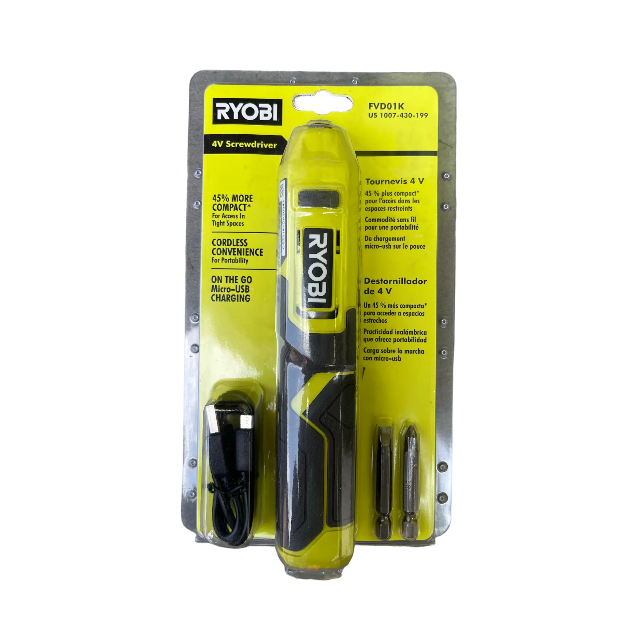 RYOBI 4-Volt Cordless 1/4 in. Screwdriver