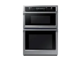 Samsung NQ70M6650DS 30" Smart Microwave Combination Wall Oven with Steam Cook in Stainless Steel