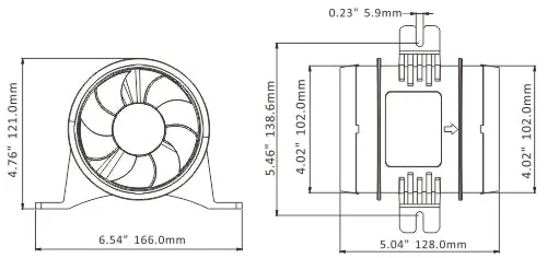 SEAFLO In-Line Blower 12 Volt