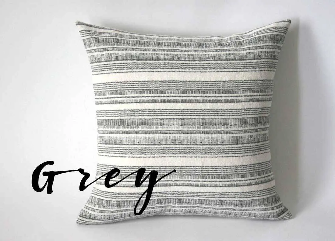 Small Grey Pillow / 10 Sizes / Grey Lumbar Pillows / Small Throw Pillows / Lumbar Pillow Cover / Gray Pillow Case