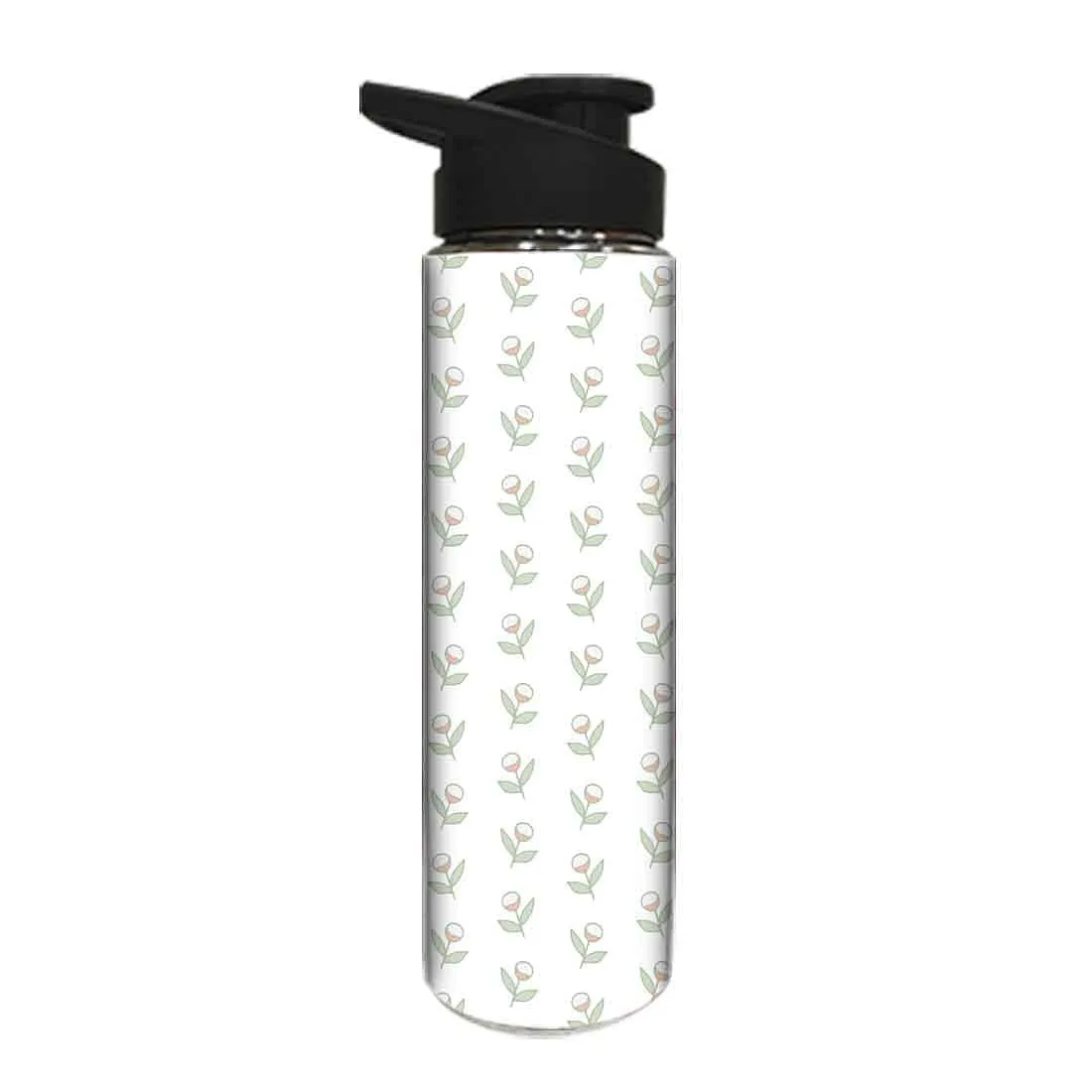 Stainless Steel Water Bottle -  Flower Pattern