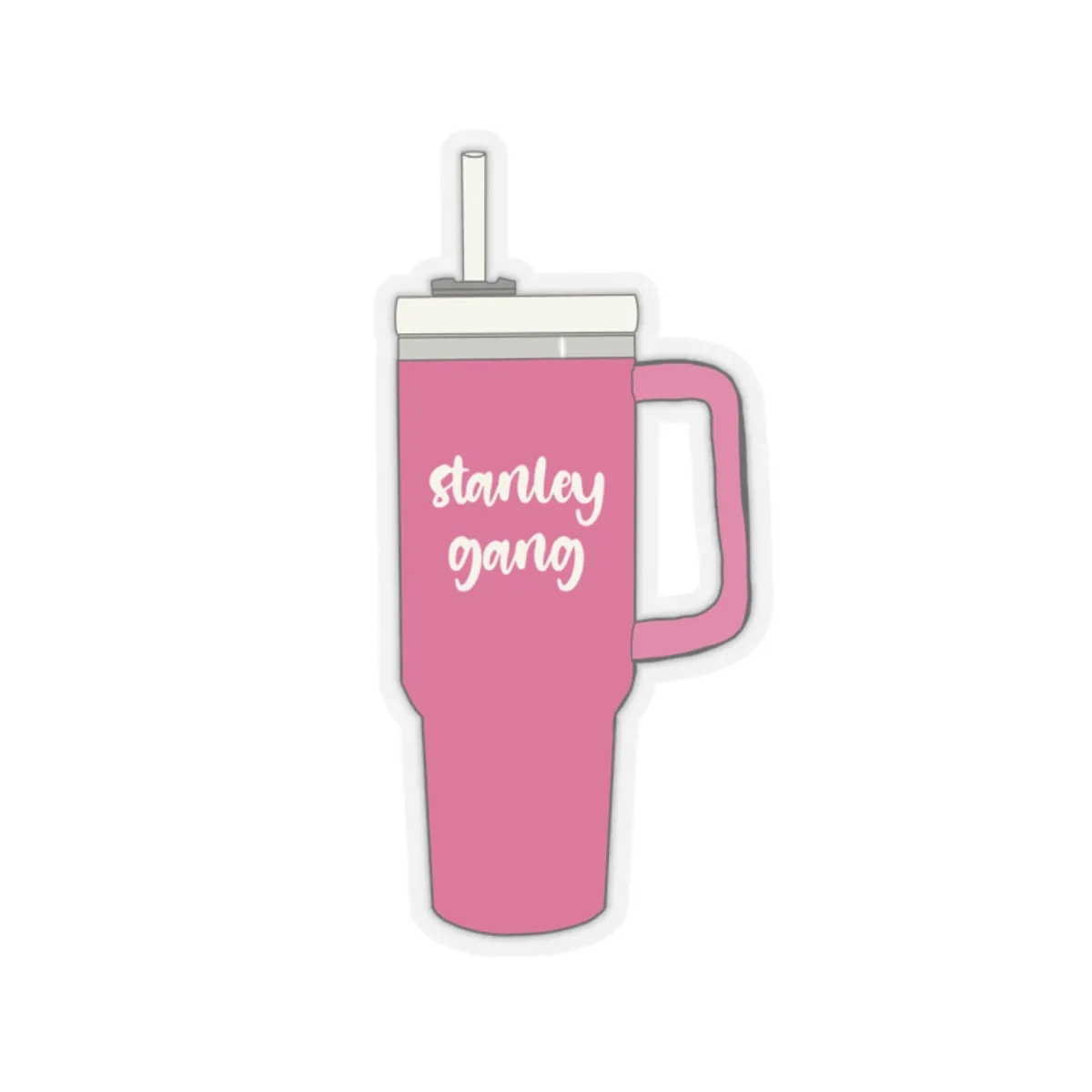 Stanley Gang Pink Kiss-Cut Sticker