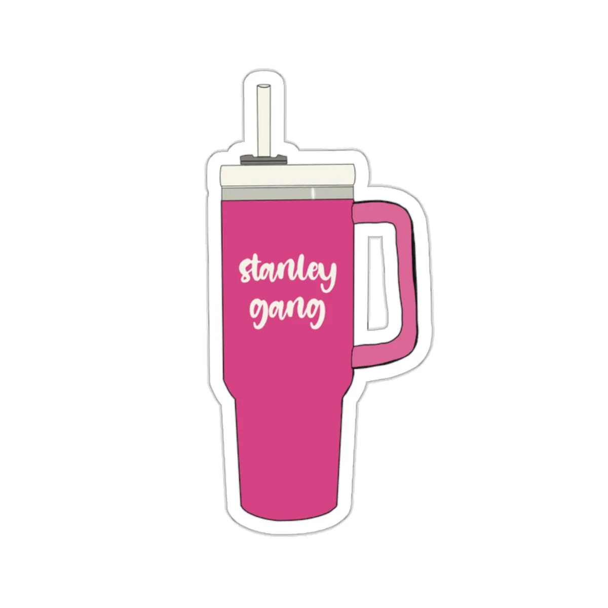 Stanley Gang Pink Kiss-Cut Sticker