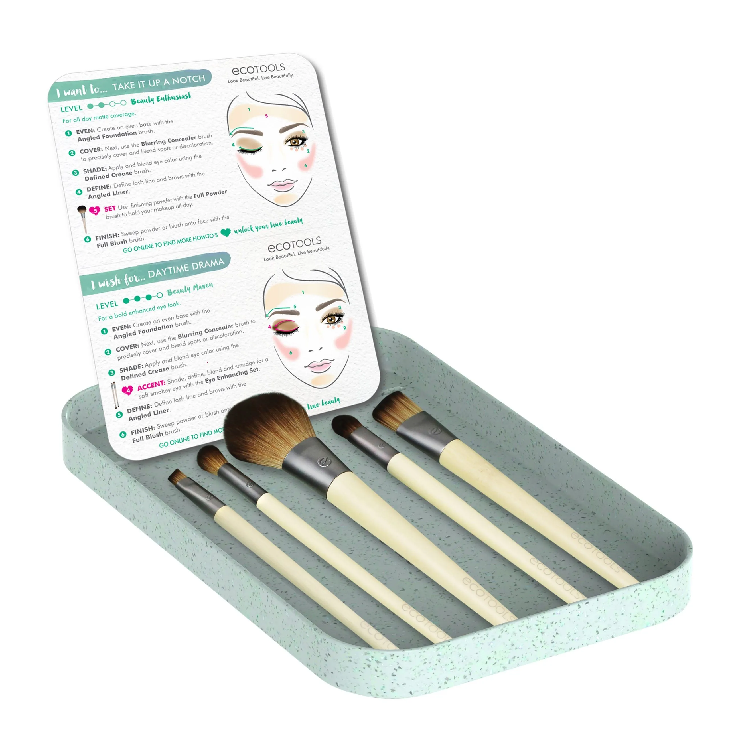 Start The Day Beautifully Kit brushes