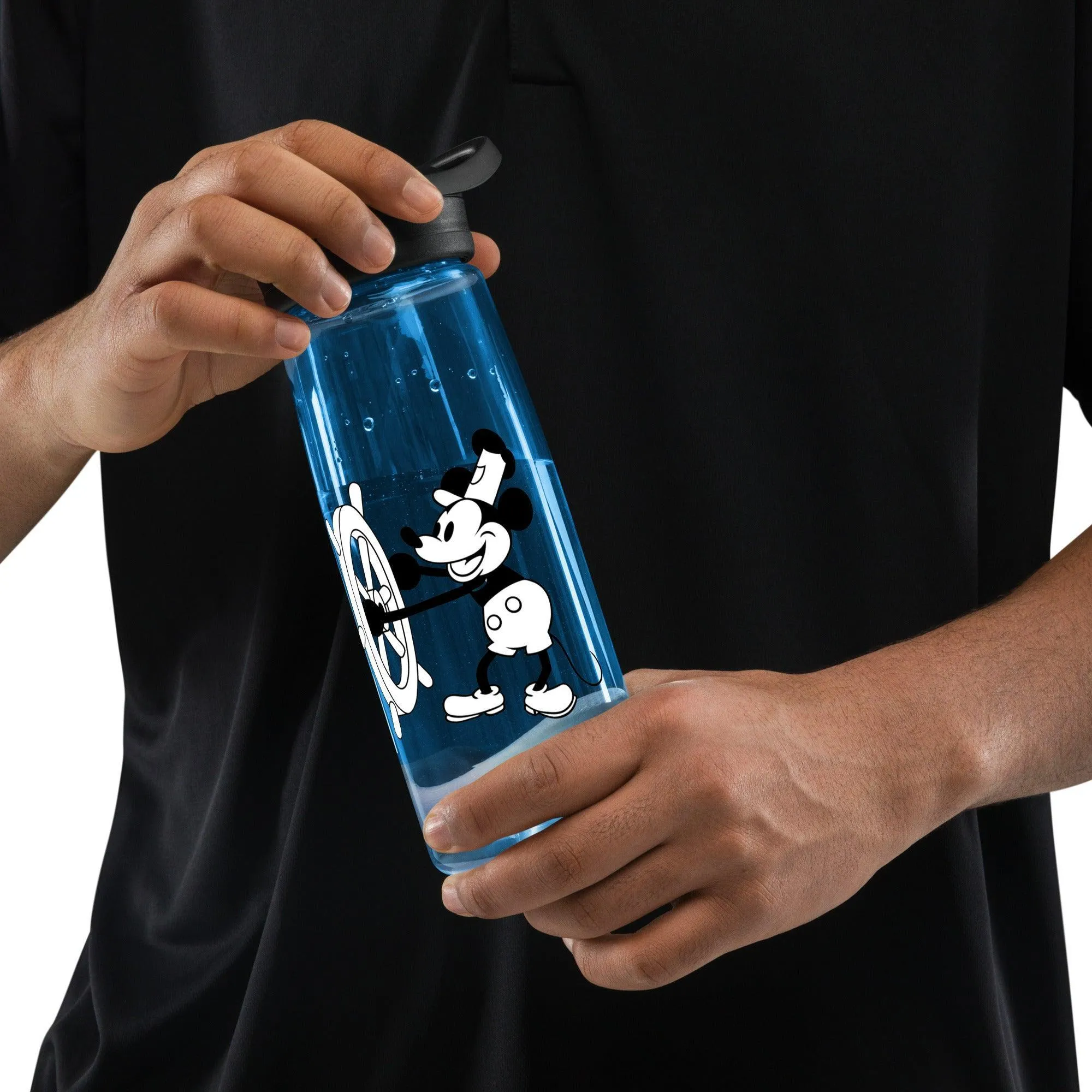 Steamboat Willie - Sports Water Bottle