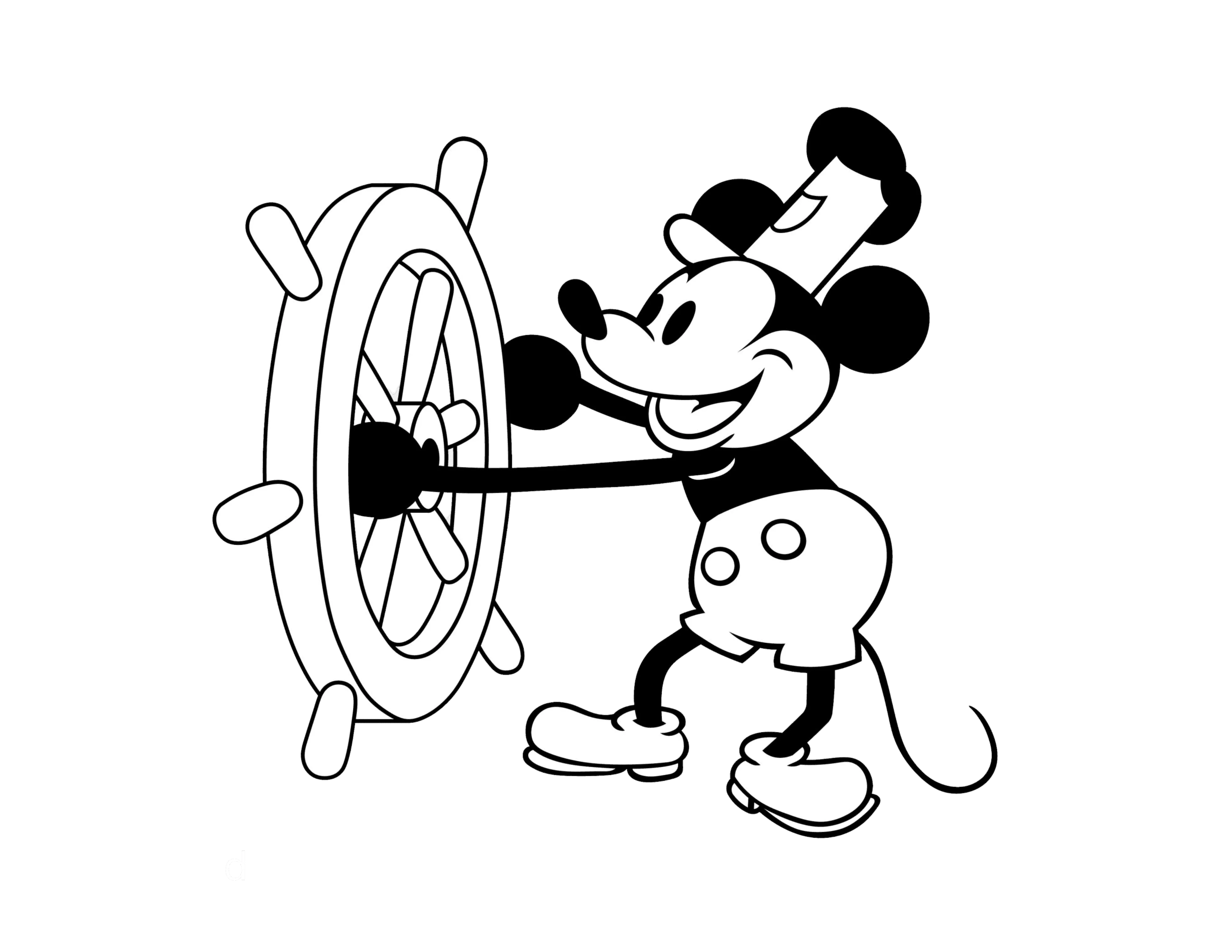 Steamboat Willie - Sports Water Bottle