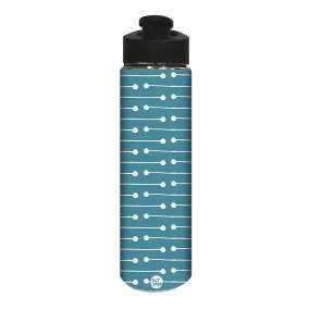 Steel Sipper Water Bottle for Birthday Party Gifts - White Dots Line