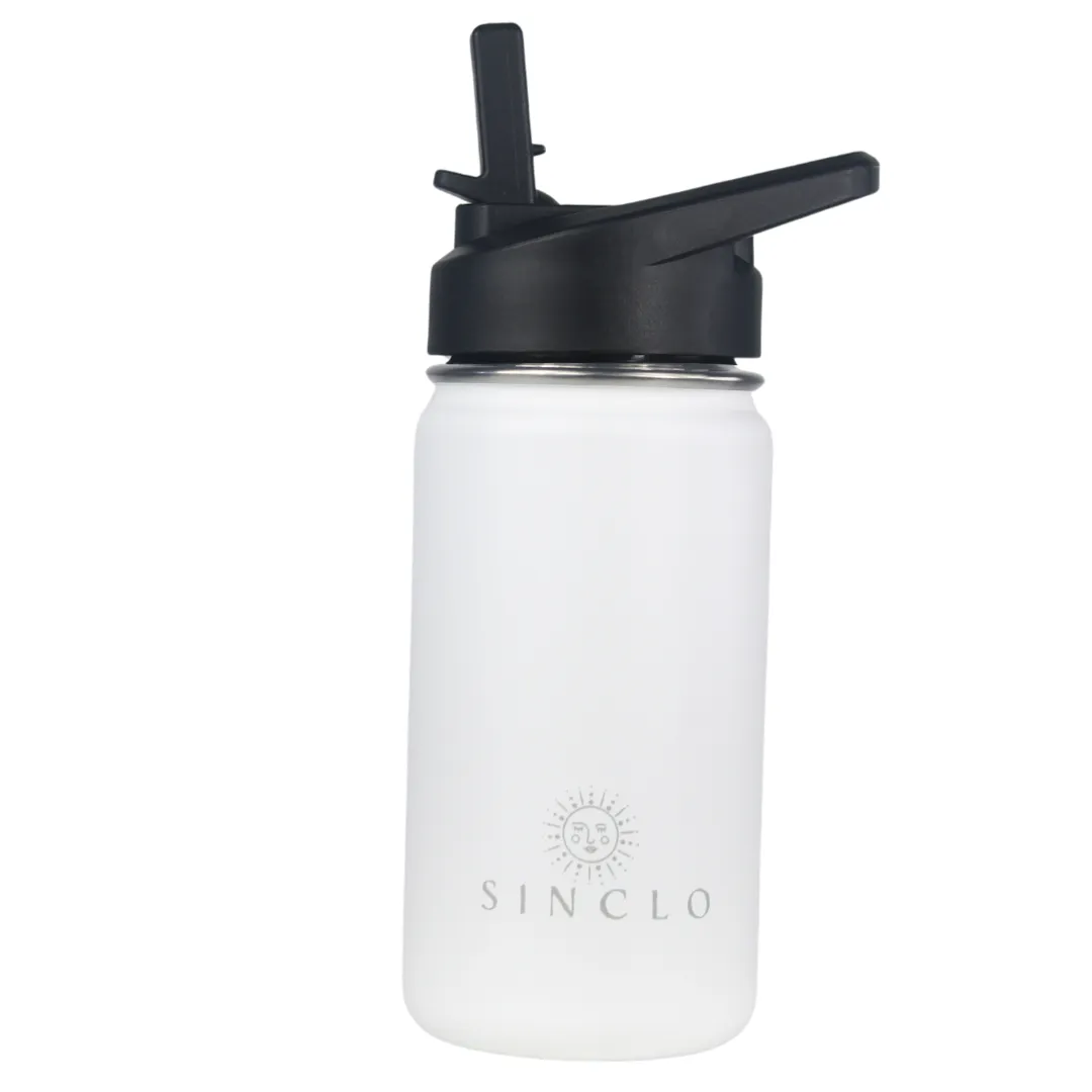 The Babi 400ml Water Bottle (White)