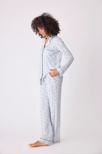 The Wild Dreams Modal Floral Leopard PJ Set