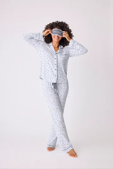 The Wild Dreams Modal Floral Leopard PJ Set