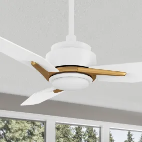 Tilbury Smart Ceiling Fan with LED Light and Remote Outdoor/Indoor 52"