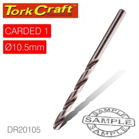 TORK CRAFT DRILL HSS 10.5MM 135DEG 1/CARD INDUSTRIAL BIT DR20105