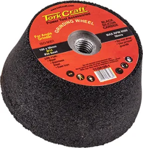 TORK CRAFT GRINDING WHEEL 100X50 M14 BORE - #36 BOWL - ANGLE GRINDER TCGR100-1