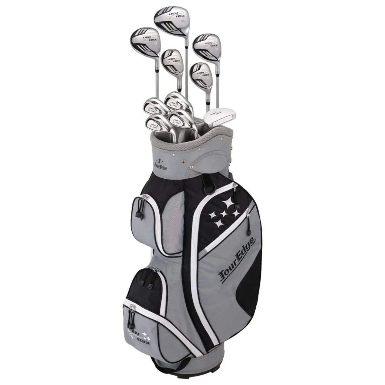 Tour Edge 2020 Lady Edge Full Set Black Grey White