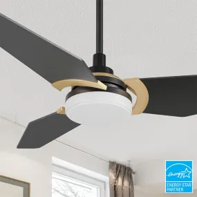 Trailblazer Outdoor Smart Ceiling Fan with LED Light and Remote 52 inch