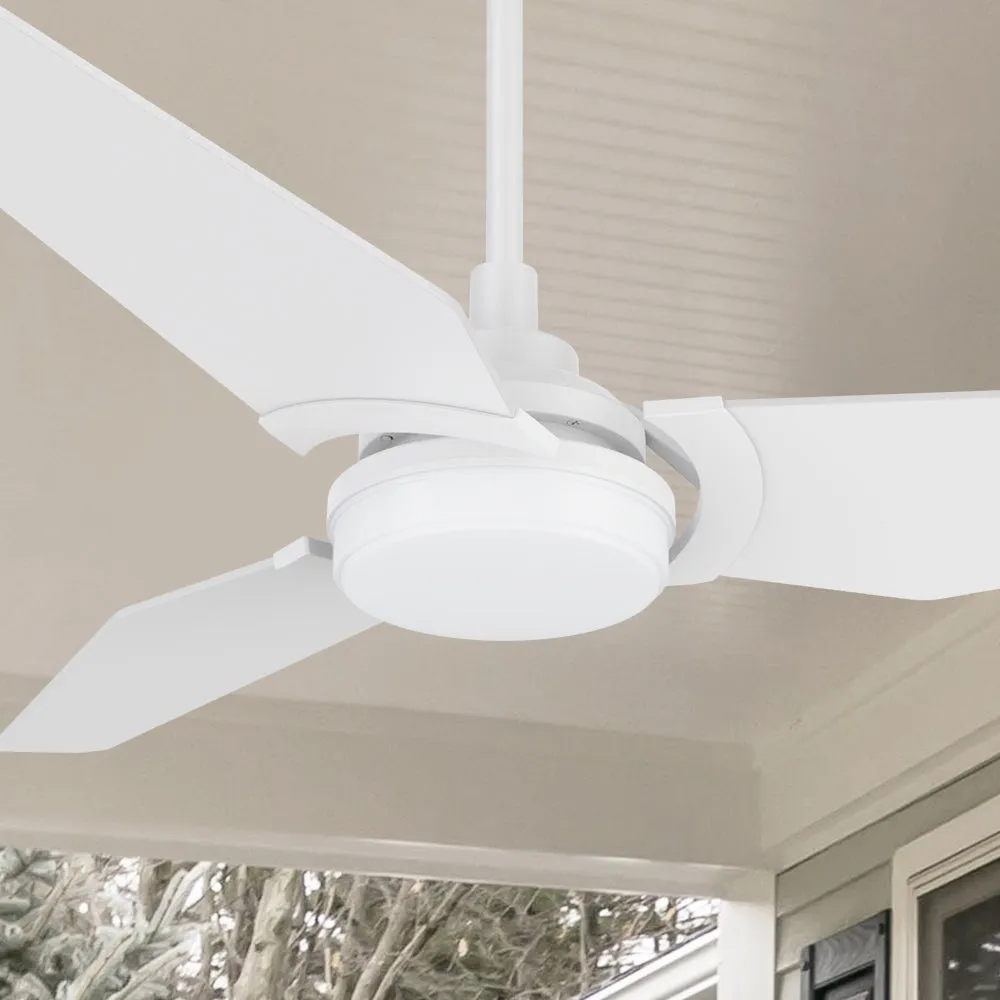 Trailblazer Outdoor Smart Ceiling Fan with LED Light and Remote 52 inch