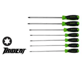 Trident Torque Pro Torx Driver 250mm x T10 - T40 Green 7 Piece Set T271107