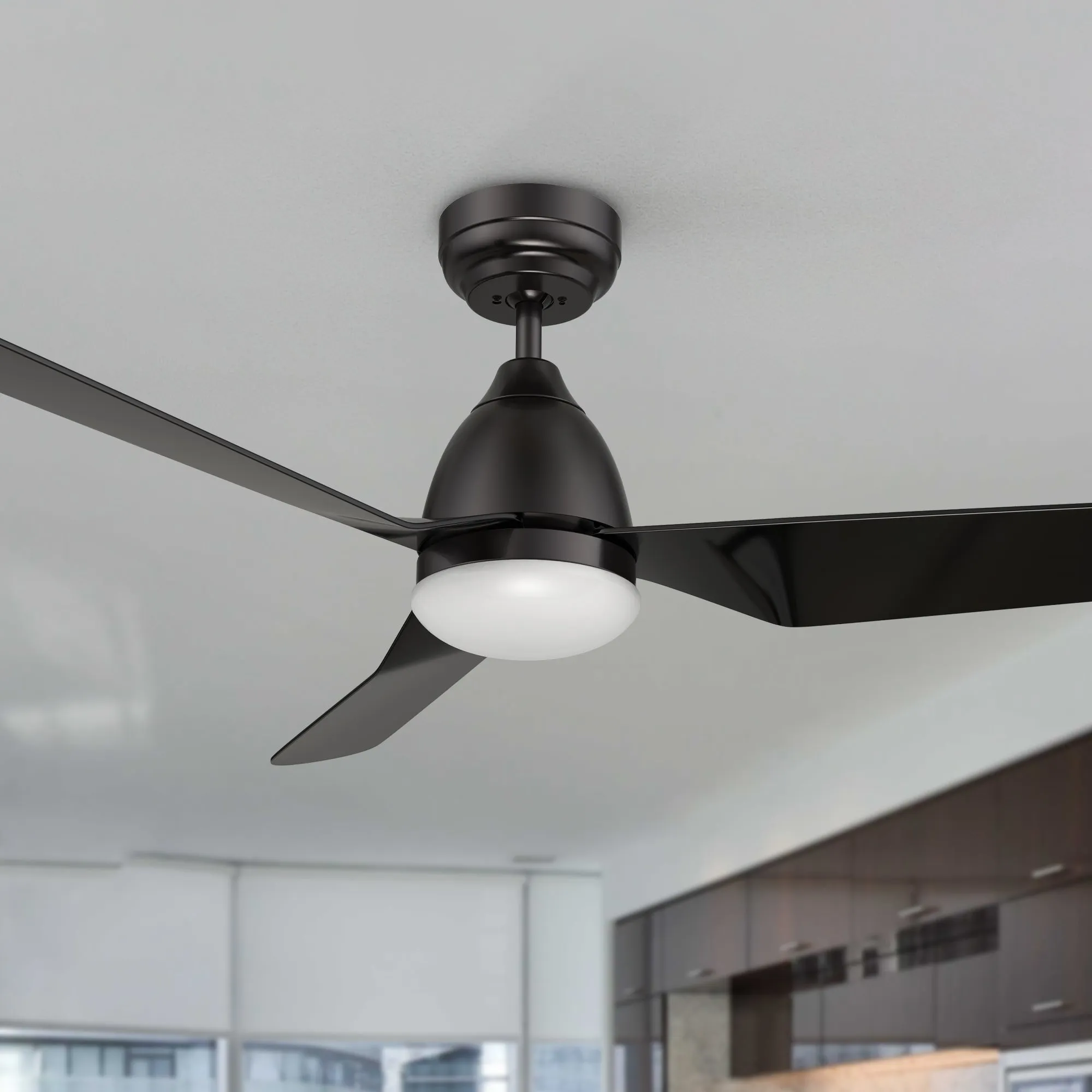 Triton 52 inch Smart Ceiling Fan with LED Light and Remote