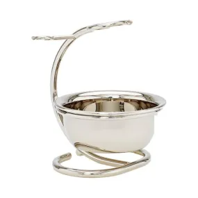 Truefitt and Hill Chrome Shaving Stand & Bowl