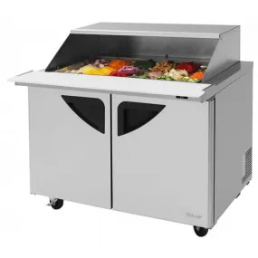 Turbo Air TST-48SD-18-N-SL 48" Solid Door Sandwich and Salad Unit