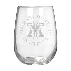 Virginia Military Institute Keydets 17 oz. Stemless Wine Glass