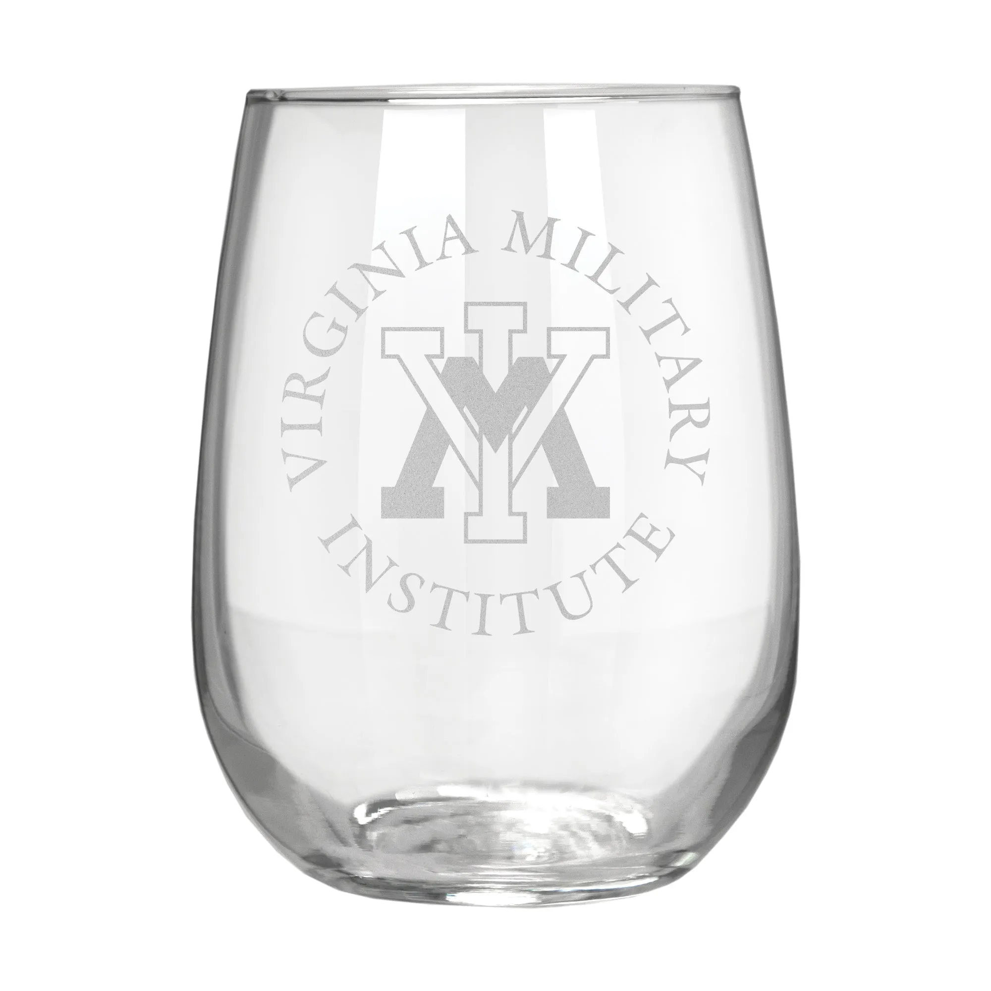 Virginia Military Institute Keydets 17 oz. Stemless Wine Glass