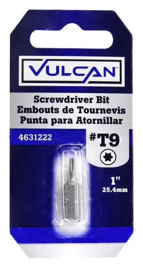 Vulcan 307161OR Screwdriver Bit, Hex Shank, S2 Chrome Molybdenum Steel :CD: QUANTITY: 1