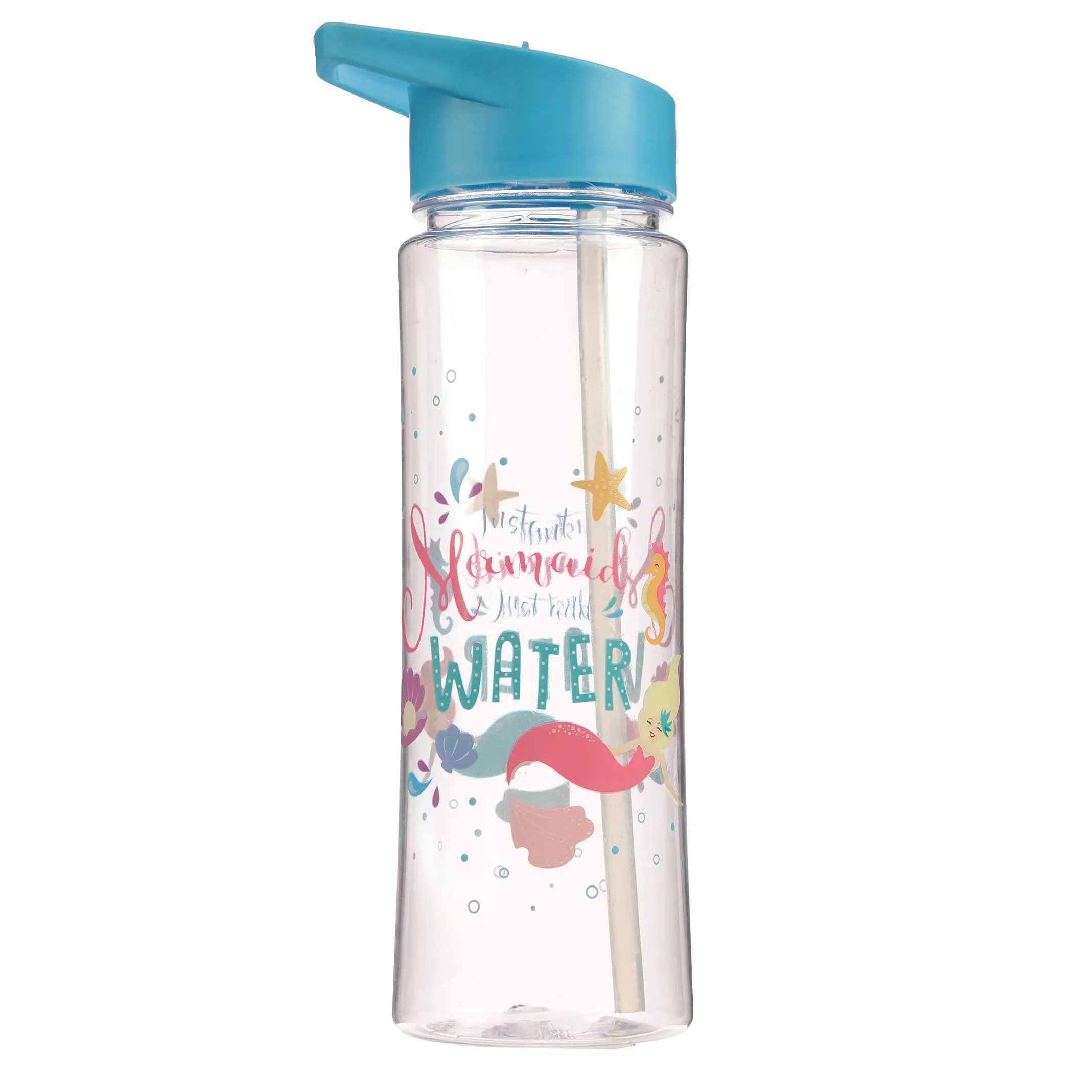 Water Bottle 500Ml - Enchanted Seas Mermaid Slogan