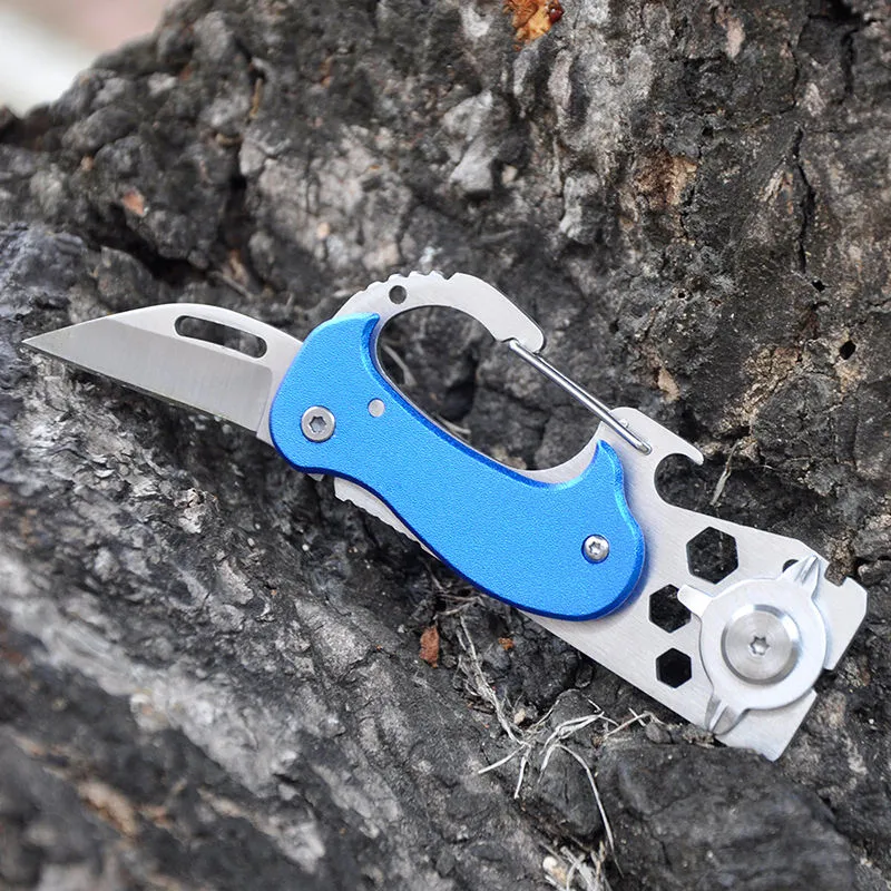 Wholesale Mini Multi Tools Emergency Survival German 3 Wrench Screwdriver Portable Outdoor Hunting Knife