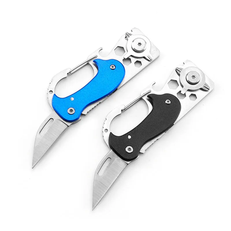 Wholesale Mini Multi Tools Emergency Survival German 3 Wrench Screwdriver Portable Outdoor Hunting Knife