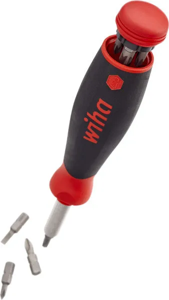 Wiha Screwdriver with bit magazine PocketMax® magnetic