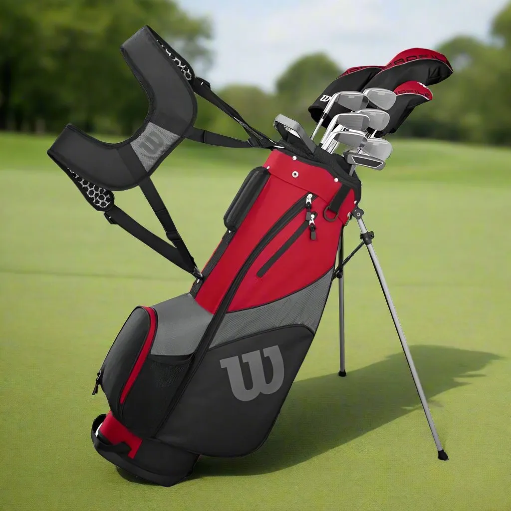 Wilson Prostaff SGI 11-Piece Stand Bag Package Set - Steel