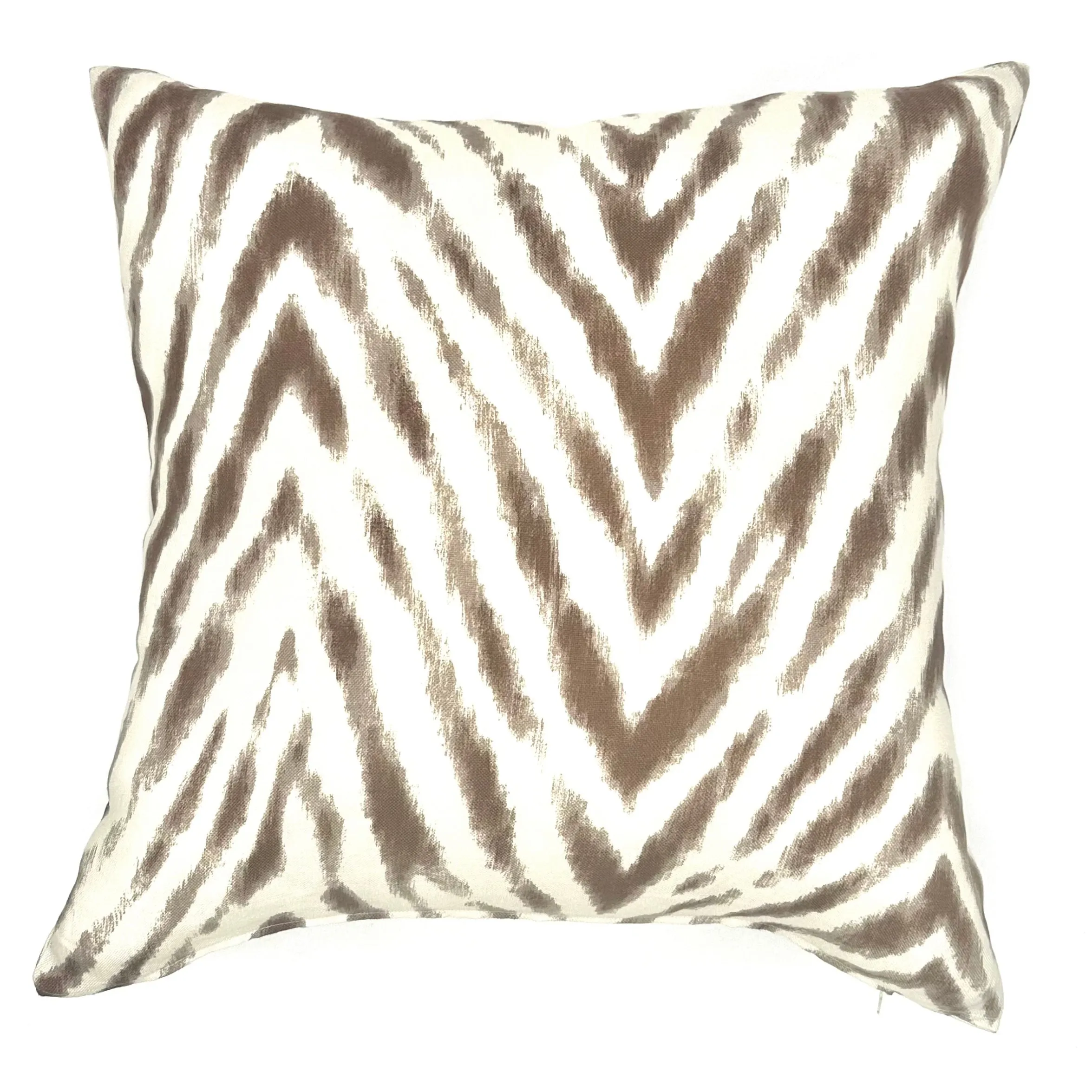 Zebra Safari 100% Linen Throw Pillow Cover 20x20