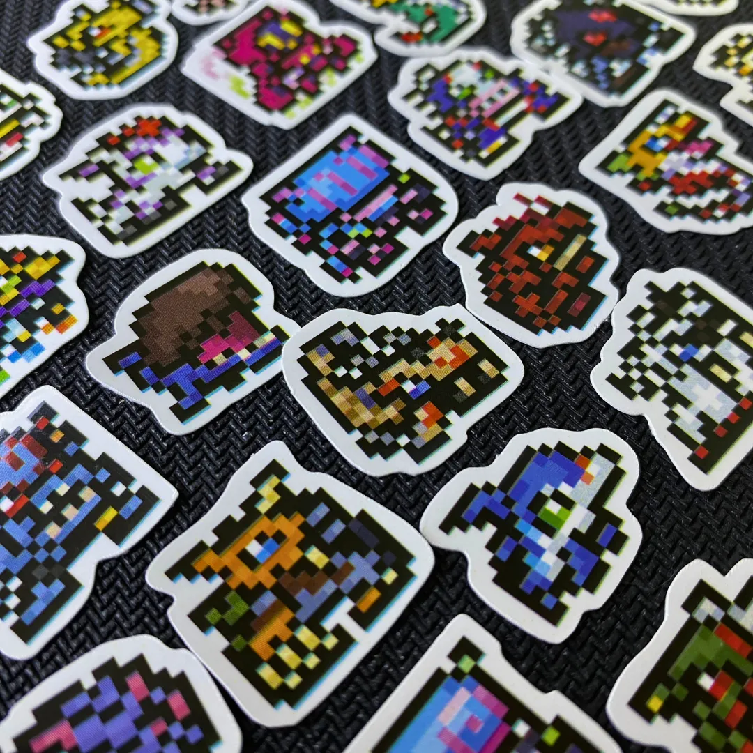 ZeninTCG - Fan-made- Mini Pixel Sticker Pack (Pendulum Series) [INSTOCK]