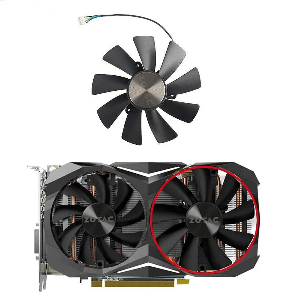 ZOTAC GeForce GTX 1060, 1070, 1080, 1080Ti Mini Fan Replacement